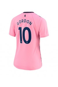 Everton Anthony Gordon #10 Voetbaltruitje Uit tenue Dames 2022-23 Korte Mouw
